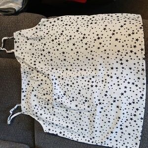 Star Print Sleeveless Top